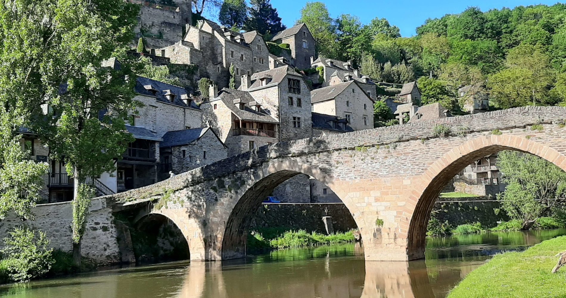 The atmosphere, Hotel du Vieux Pont, Belcastel, Aveyron